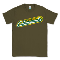 Army Green Vermont Catamounts Athletics Wordmark Classic Tee - linhVisuals