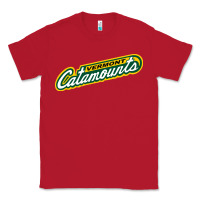 Red Vermont Catamounts Athletics Wordmark Classic Tee - linhVisuals