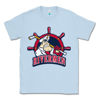 Dusty Blue peoria rivermen Classic Tee - linhVisuals