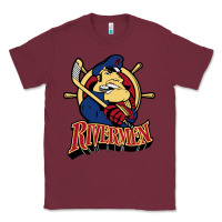 Burgundy peoria rivermen Classic Tee - linhVisuals