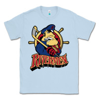 Dusty Blue peoria rivermen Classic Tee - linhVisuals