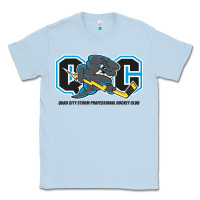 Dusty Blue quad city storm Classic Tee - linhVisuals