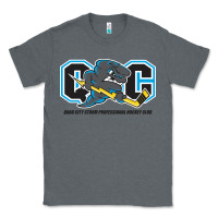 Charcoal Heather quad city storm Classic Tee - linhVisuals