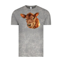 Cloud Rock red angus calf face Vintage Tee - LillyAllenDesigns