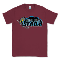 Burgundy quad city storm Classic Tee - linhVisuals