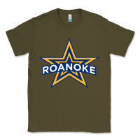 Army Green roanoke rail yard dawgs Classic Tee - linhVisuals