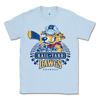 Dusty Blue roanoke rail yard dawgs Classic Tee - linhVisuals