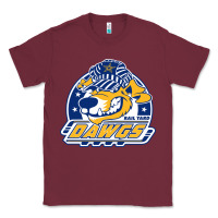 Burgundy roanoke rail yard dawgs Classic Tee - linhVisuals
