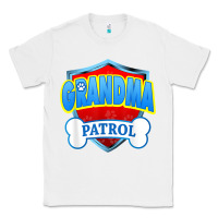 White funny grandma patrol   dog mom, dad for men women t shirt Classic Tee - linhVisuals