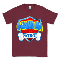 Burgundy funny grandma patrol   dog mom, dad for men women t shirt Classic Tee - linhVisuals