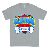 Heather Grey funny grandma patrol   dog mom, dad for men women t shirt Classic Tee - linhVisuals