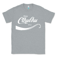 Heather Grey Obey Cthulhu Classic Tee - linhVisuals