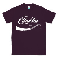 Plum Obey Cthulhu Classic Tee - linhVisuals