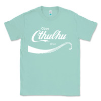 Seafoam Obey Cthulhu Classic Tee - linhVisuals