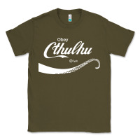 Army Green Obey Cthulhu Classic Tee - linhVisuals