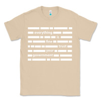 Mushroom Everything is fine trust your government Classic Tee - linhVisuals