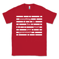 Everything Is Fine Trust Your Government Classic Tee | Teevron