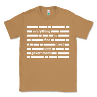 Toasted Coconut Everything is fine trust your government Classic Tee - linhVisuals
