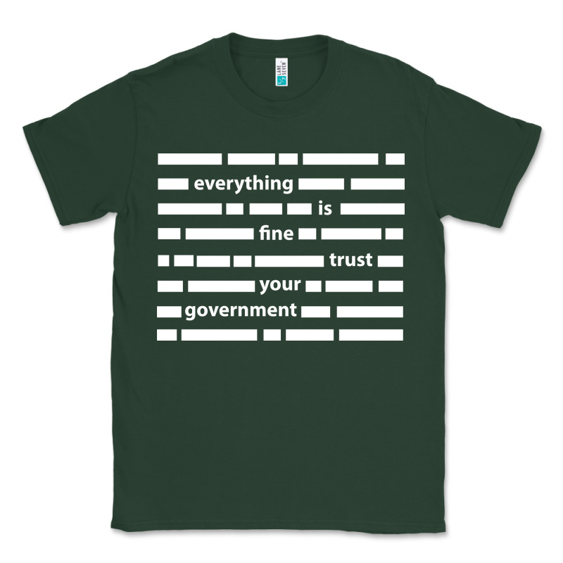 Everything Is Fine Trust Your Government Classic Tee by linhVisuals | Teevron