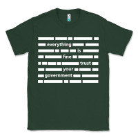 Sports Green Everything is fine trust your government Classic Tee - linhVisuals