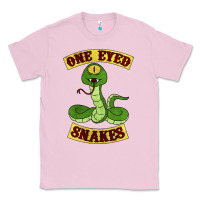 Bubblegum Pink one eyed snakes Classic Tee - linhVisuals