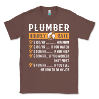 Chestnut funny plumber gifts   plumber hourly rate hoodie Classic Tee - linhVisuals