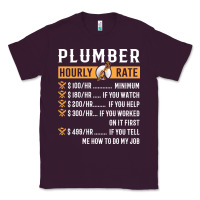 Plum funny plumber gifts   plumber hourly rate hoodie Classic Tee - linhVisuals
