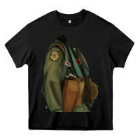 Black english pointer airforce Heavy Core Tee - RanaPortraitStore