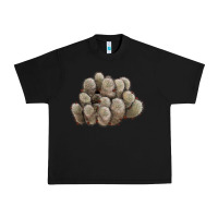 Black brown flowered cactus Urban Heavy Tee - LillyAllenDesigns