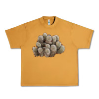 Peanut Butter brown flowered cactus Urban Heavy Tee - LillyAllenDesigns