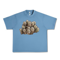 Pebble Blue brown flowered cactus Urban Heavy Tee - LillyAllenDesigns