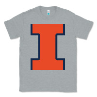 Heather Grey Illinois Fighting Illini, Merch Classic Tee - linhVisuals