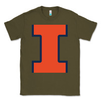 Army Green Illinois Fighting Illini, Merch Classic Tee - linhVisuals