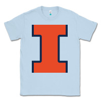 Dusty Blue Illinois Fighting Illini, Merch Classic Tee - linhVisuals
