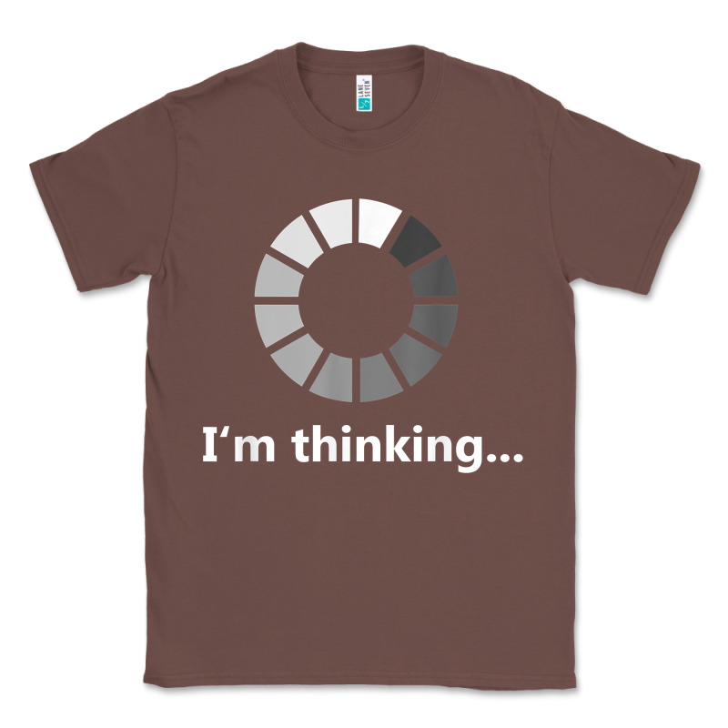 Funny Programmer I'm Thinking T Shirt Classic Tee by linhVisuals | Teevron