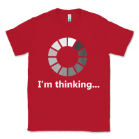 Red funny programmer i'm thinking t shirt Classic Tee - linhVisuals