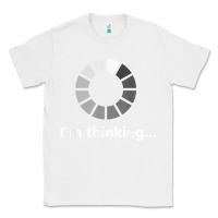 White funny programmer i'm thinking t shirt Classic Tee - linhVisuals