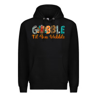 Black gobble till you wobble Premium Hoodie - BarkalooDesign
