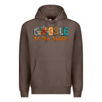 Coffee gobble till you wobble Premium Hoodie - BarkalooDesign