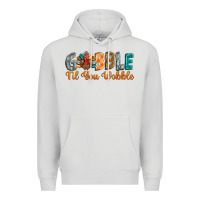 Dove Grey gobble till you wobble Premium Hoodie - BarkalooDesign