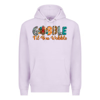 Lilac gobble till you wobble Premium Hoodie - BarkalooDesign