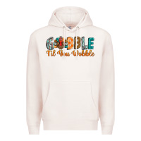 Pale Pink gobble till you wobble Premium Hoodie - BarkalooDesign
