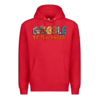 Red gobble till you wobble Premium Hoodie - BarkalooDesign