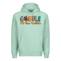 Seafoam gobble till you wobble Premium Hoodie - BarkalooDesign