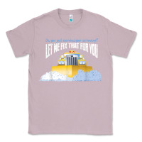 Lilac funny snow plow driver shirt   gift for snowplow drivers t shirt Classic Tee - linhVisuals