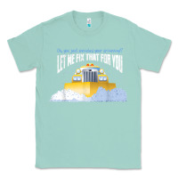 Seafoam funny snow plow driver shirt   gift for snowplow drivers t shirt Classic Tee - linhVisuals