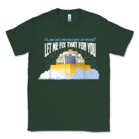 Sports Green funny snow plow driver shirt   gift for snowplow drivers t shirt Classic Tee - linhVisuals