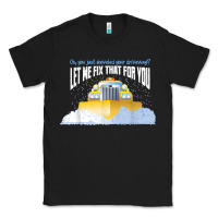 Black funny snow plow driver shirt   gift for snowplow drivers t shirt Classic Tee - linhVisuals