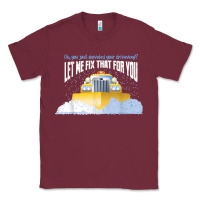 Burgundy funny snow plow driver shirt   gift for snowplow drivers t shirt Classic Tee - linhVisuals