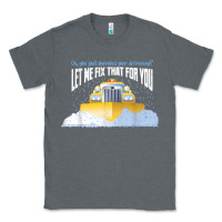 Charcoal Heather funny snow plow driver shirt   gift for snowplow drivers t shirt Classic Tee - linhVisuals
